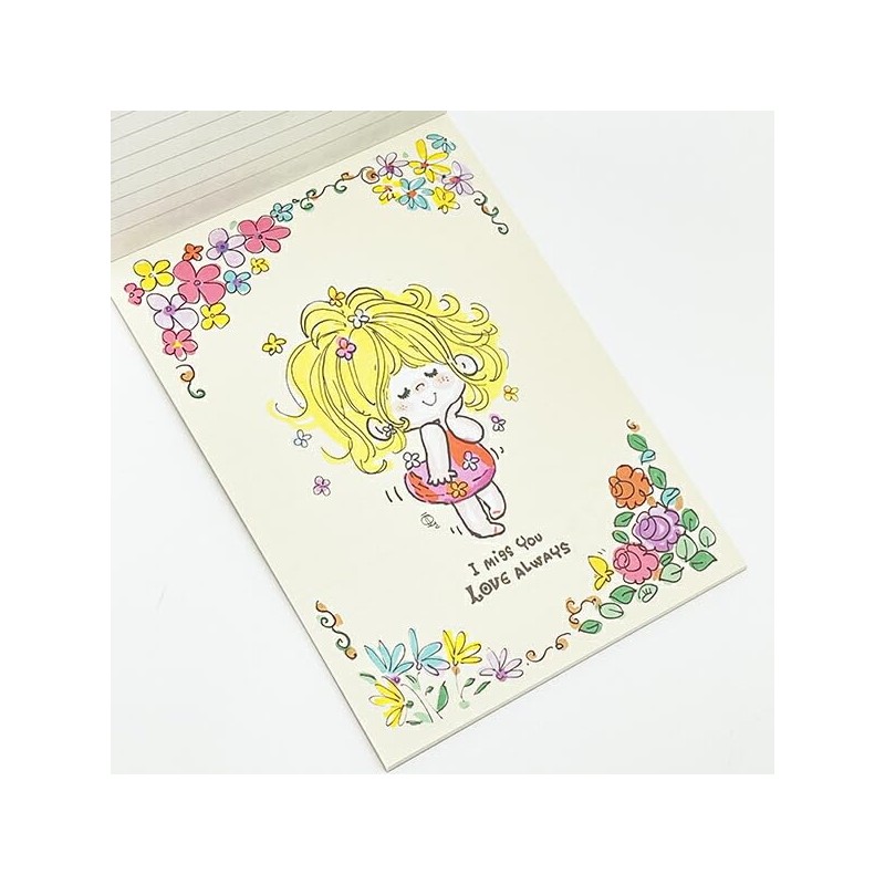Ado Mizumori Square Memo Pad with Sticker, White 405498 Ado