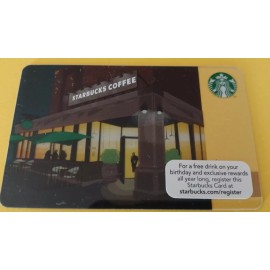 STARBUCKS CARD 2011 "TWILIGHT STORE"A BEAUTIFUL CARD~A WORK OF ART~GREAT PRICE