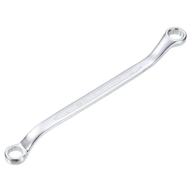 sourcing map 45-Degree Offset Box End Wrench 12mm x 13mm