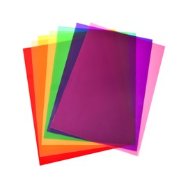 MYGLOAR Pack of 10 Colour Films for Headlights, Heat Resistant Lamp Film, 10 Colours, Colour Gel Filter, Transparent Colour Correction Window Film, Heat Resistant Lamp Headlight Photo Studio LED