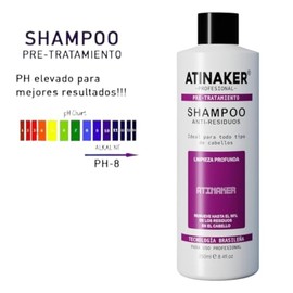 Keratina Alisado Brasileño Japonés con Shampoo Anti-Residuos, Tratamiento Capilar Profesional con Proteína de Keratina, kit 250 ml