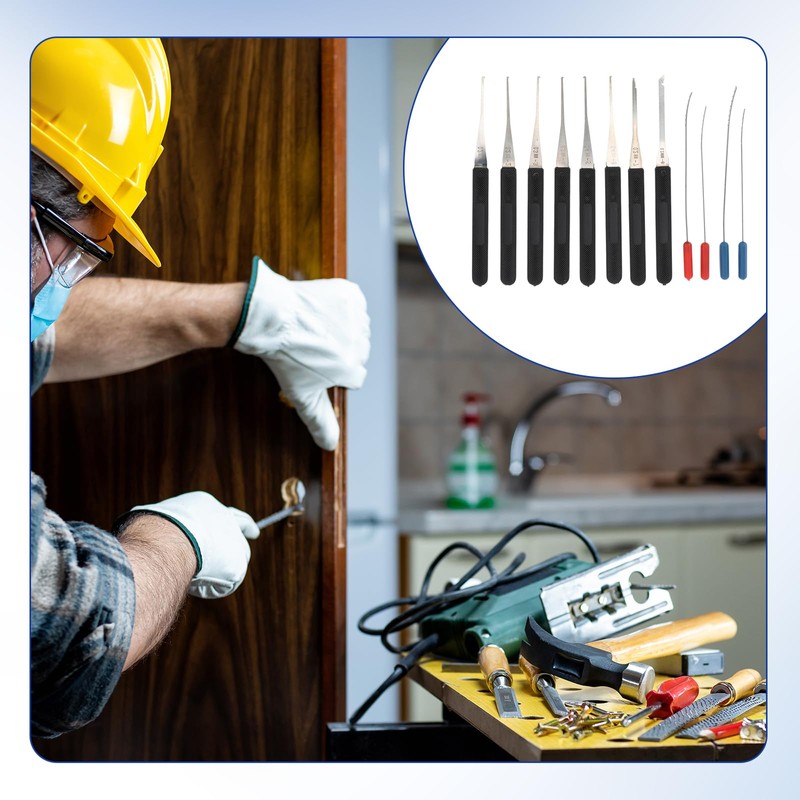 12-Piece Tool Set for Removing and Removing Broken Key Extractor