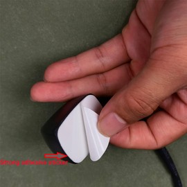 Gebildet Paste Type Switch Car Push Button Switch with Terminal ON/OFF DC12V/10A 24V/5A DIY Rocker Switch for Carbon Marine Truck RV (Red LED)