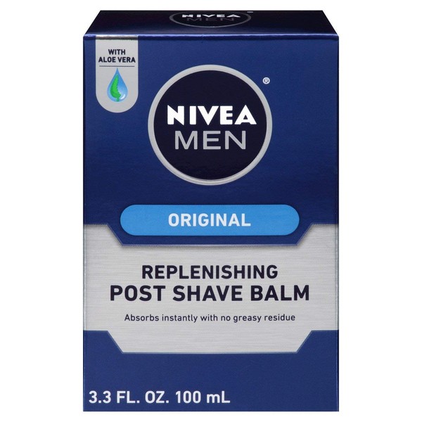 Nivea Men Protect and Care Moisturizing After Shave Balm, 3.3 Ounce (Pack of 3)