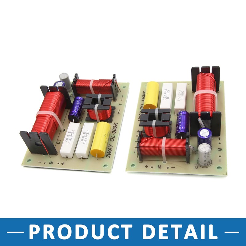 A ABSOPRO Crossover Filters 3 Way Audio Frequency Divider 180W