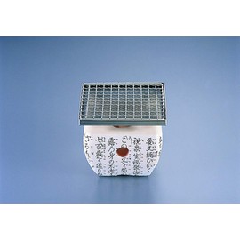 遠藤商事 Stainless Steel May Heat-resistant Net Square Set Large QTI2701
