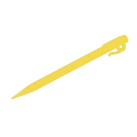 Captain Stag M-9719 PC Hook Peg 11.8 inches (30 cm) (Fluorescent Yellow)