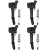 ECCPP UF802 4 ignition coils wilth 4 iridium Spark Plugs
