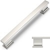 COTYKILEY 10 Pack 5 Inch(128mm) Brushed Satin Nickel Cabinet Handles