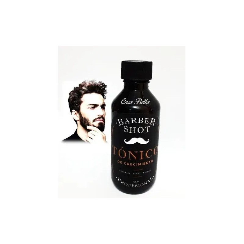 Tónico De Bergamota Crecimiento Barba Cabello Barber Shot
