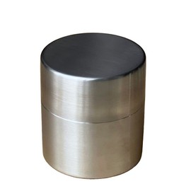 Landscape Dot Com Stainless Steel Tea Caddy for 2.8 oz (80 g), Made in Japan