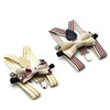 Anshili Pack of 2 Children's Braces with Bow Tie, 3