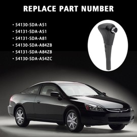 ZONFANT - Manija de palanca de cambios automática compatible con Honda Accord 2003-2006, reemplazo#54130-SDA-A51 54130-SDA-A84ZB