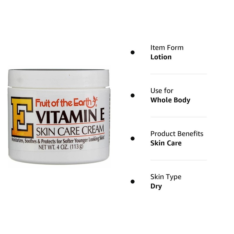 Fruit of the Earth Vitamin E Skin Care Cream 4