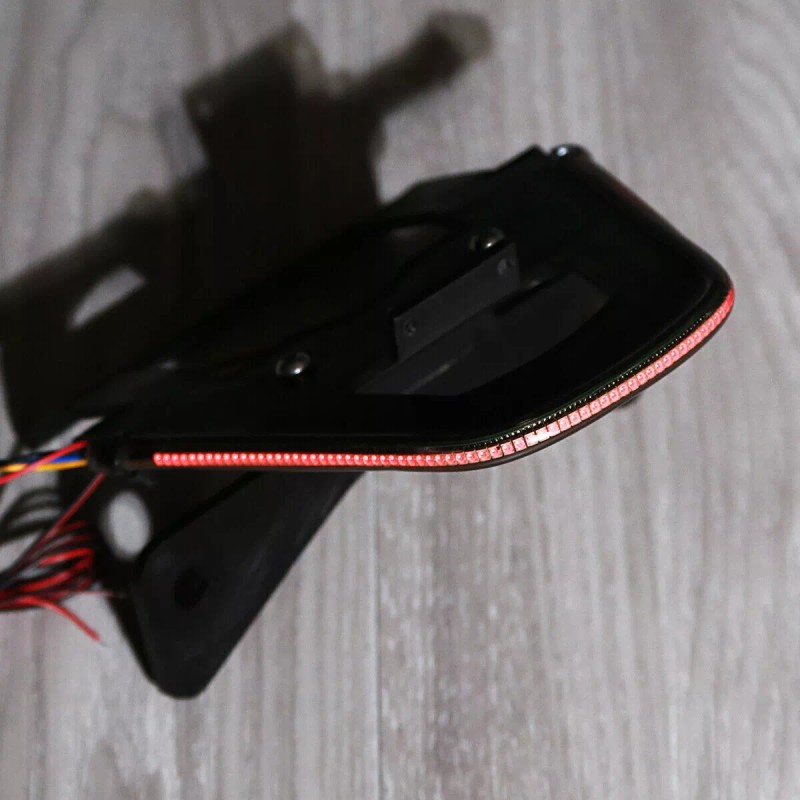 Rudyness US LED Fender Eliminator Integrated Tail Light For Husqvarna