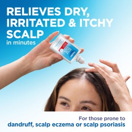 Flexitol Scalp Relief Serum for Itchy Scalp with 2% Colloidal Oatmeal, 2 Ounce, FSA Eligible