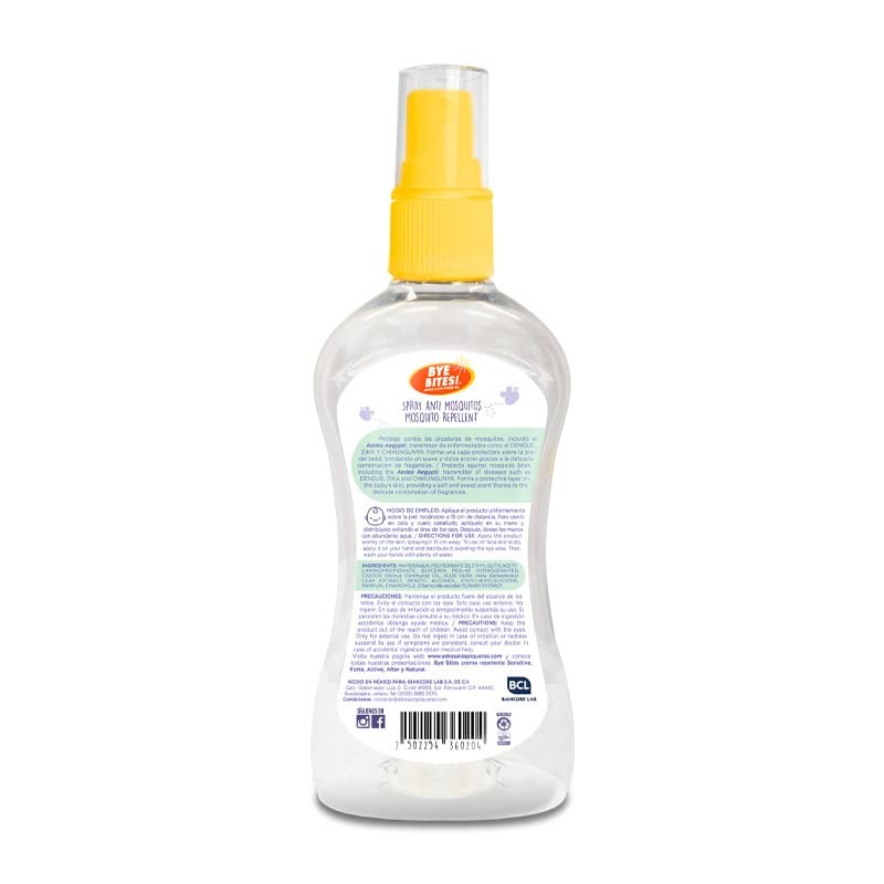 BYE BITES! Repelente de Mosquitos e Insectos BABY, Repelente para