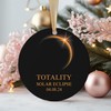 Solar Eclipse 2024 Ornament, Total Eclipse Ornament, Eclipse Keepsake, Christmas