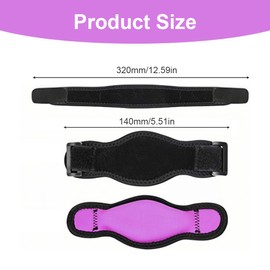 WMUVAZA Forearm Bandage Adjustable Compression Stability Orthosis, Pack of 2 Elbow Wraps for Weightlifting, Bench Press, Cross Training, Powerlifting for Men and Women, Elbow Support