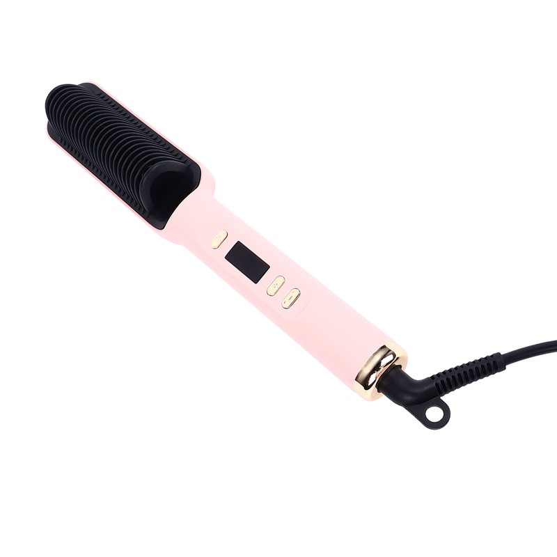 Straight Curly Hair Iron 2 Purpose Electric Curling Comb Negative