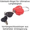 OW-Travel Heart Lock with Key Suitcase Lock Padlock Luggage Lock