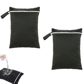 Nassbeutel,2 StüCk Wetbag,30x40 Cm Wasserdichter Beutel,Wet Bag,Nasstasche,Nassbeutel Schwimmen,Windeltasche,Mit ReißVerschluss,Wiederverwendbar Schmutzige Kleidung Tasche Organiser FüR BadeanzüGe, S