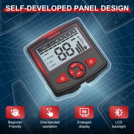 Metal Detector for Adults, High Accuracy Metal Detector with 5 Modes, Larger LCD Display and 11" Waterproof Coil New Advanced DSP Chip Adjustable Length Gold Detector