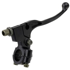 HIAORS 7/8" Universal Motorcycle Black Left Clutch Brake Handle Lever Perch for CRF XR 80 100 CRF80 XR200 SSR 125cc Coolster Roketa Baja X-Treme Pit Dirt Motor Bike Motocross Parts