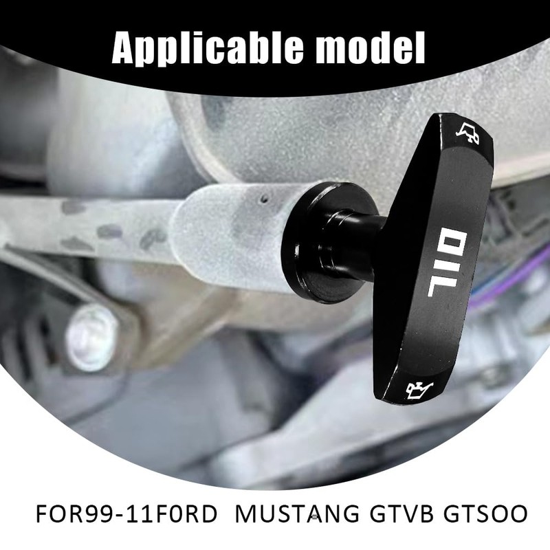 HQRNYP Car Oil Dipstick Handle, Engine Oil Handle, Alloy Anti-Rust