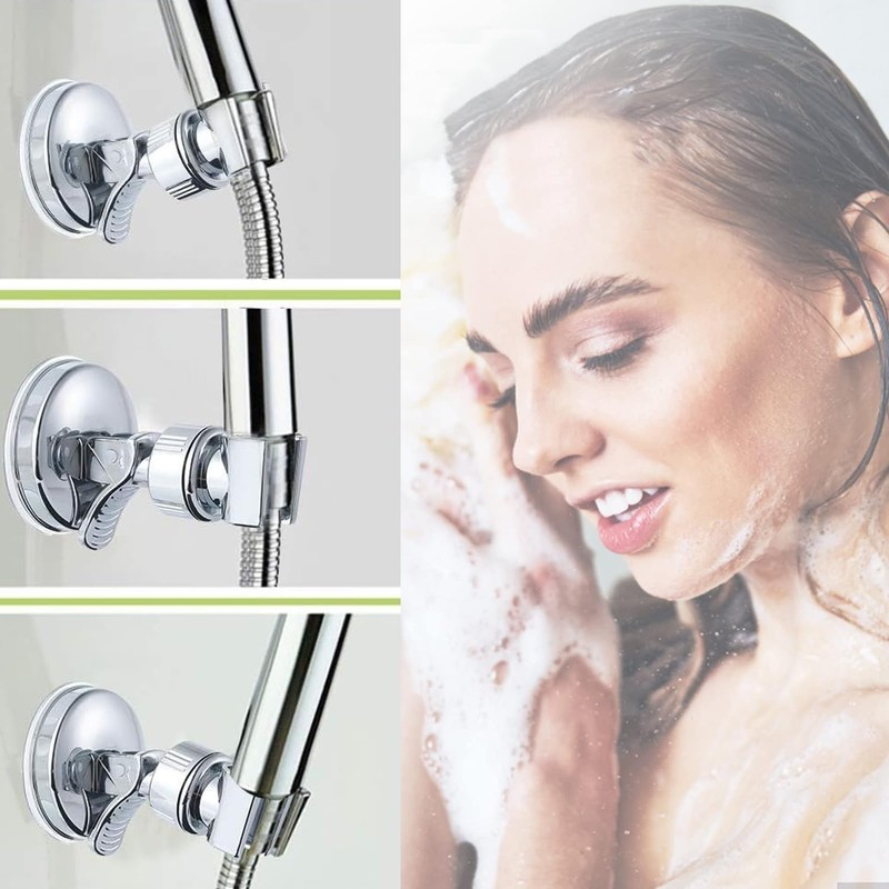 Norhogo Suction Cup Adjustable Removable Shower Wall Mounted Bracket, hower