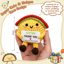 MAMAGIFTREE Thank You Gifts for Women Men, Appreciation Taco Keepsake, Gift for Coworker Teacher Nurse Boss Friend