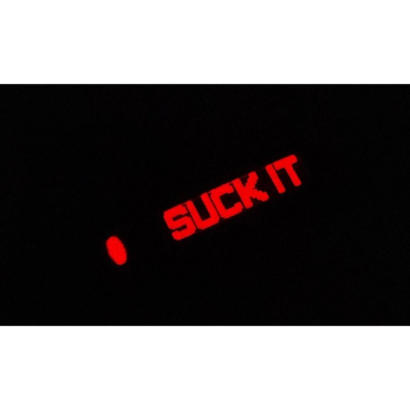 SUCK IT - ATARI JOYSTICK PATCH 3X3" GLOW IN THE