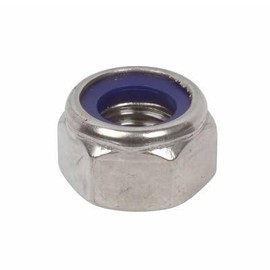 Nyloc Nuts, A2 Stainless Steel Hex Nylon Insert Lock Nuts, M3,M4,M5,M6.M8.M10 And M12 (M5 x 25 Pack)