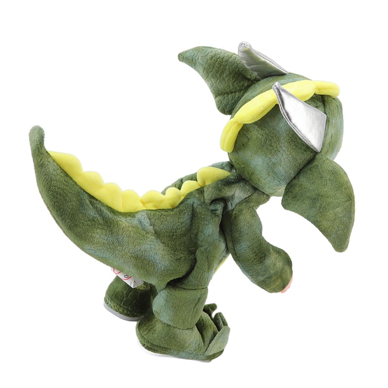 Dinosaur Baby Doll Mobile Singing Tail Wagging Soft Plastic Simulation