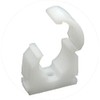 FM Products Clip Link Single Hinged Pipe Clip, White, 28mm - Pack of 10
