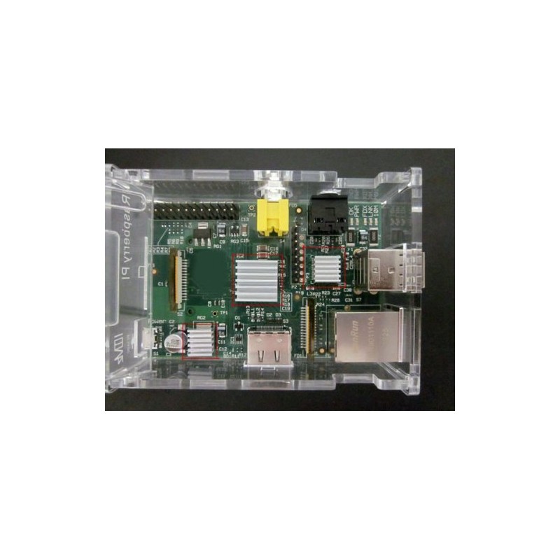 Aihasd Set of 3 Aluminium Heatsinks in Various Sizes for