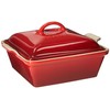 Le Creuset Stoneware Heritage Covered Square Casserole, 2.5 qt. (9"),