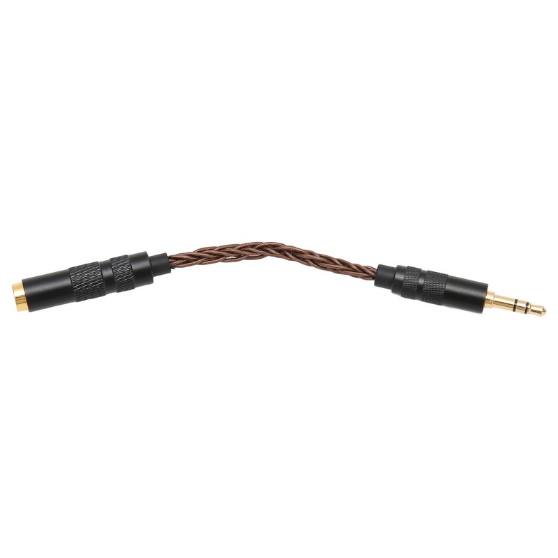 4.4mm Balanced Female to 3.5mm Stereo Male Adapter Cable Gold