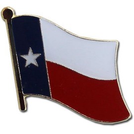 Wholesale Pack of 3 State of Texas Flag Bike Hat Cap lapel Pin
