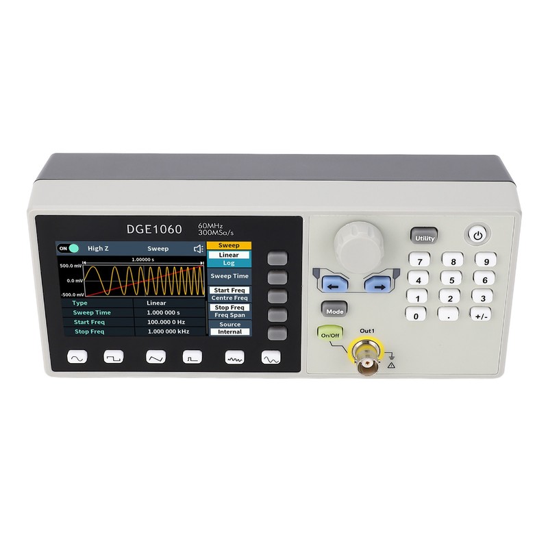 Single Signal Generator 60MHz Wide Amplitude and Frequency Range Arbitrary