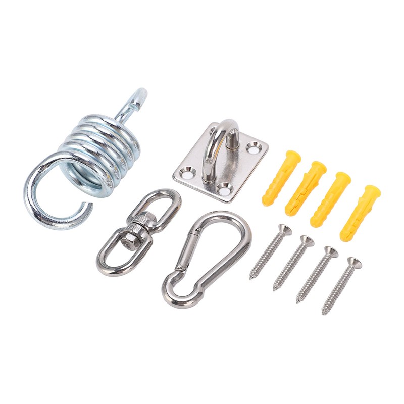 Stainless Steel Ceiling Hammock Hanging Kit 551lb Capacity Suspension Hook