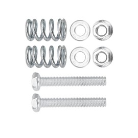 Repair Set Bolt Nut Spring Gasket, 8PCS Exhaust Repair Set Including Bolt Nut Spring Gasket Steel Automobile Accessories for Spring Automotive Exhaust Systems