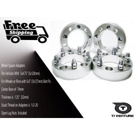 TJVENTURE 4P 1.25" THICK 5x4.75(5x120) TO 5x5(5x127) WHEEL SPACER ADAPTER FIT ASTON MARTIN