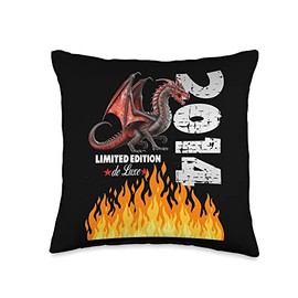 Limited Edition De Luxe Birthday Gift Idea Year of Birth, 2014 Limited Edition Birthday Throw Pillow, 16x16, Multicolor