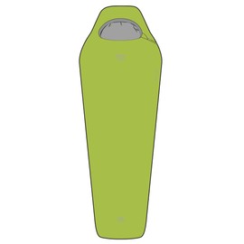 Highlander Mumienschlafsack Zeta 50 Lime 14°C - Grün
