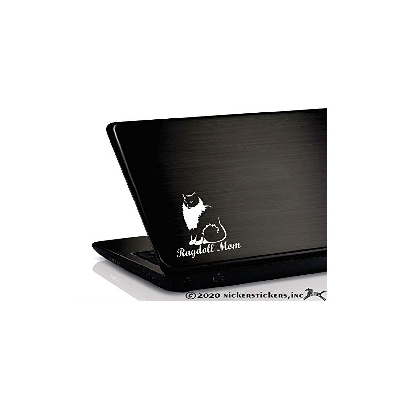 Ragdoll Mom Cat Vinyl Window Decal Sticker