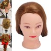 Hair Mannequin Head Hairdressing Styling Training Braiding Practice Doll Head
