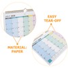 NUOBESTY Monthly Wall Calendar 2025.7-2026.12 Planner Calendar with Multi Country