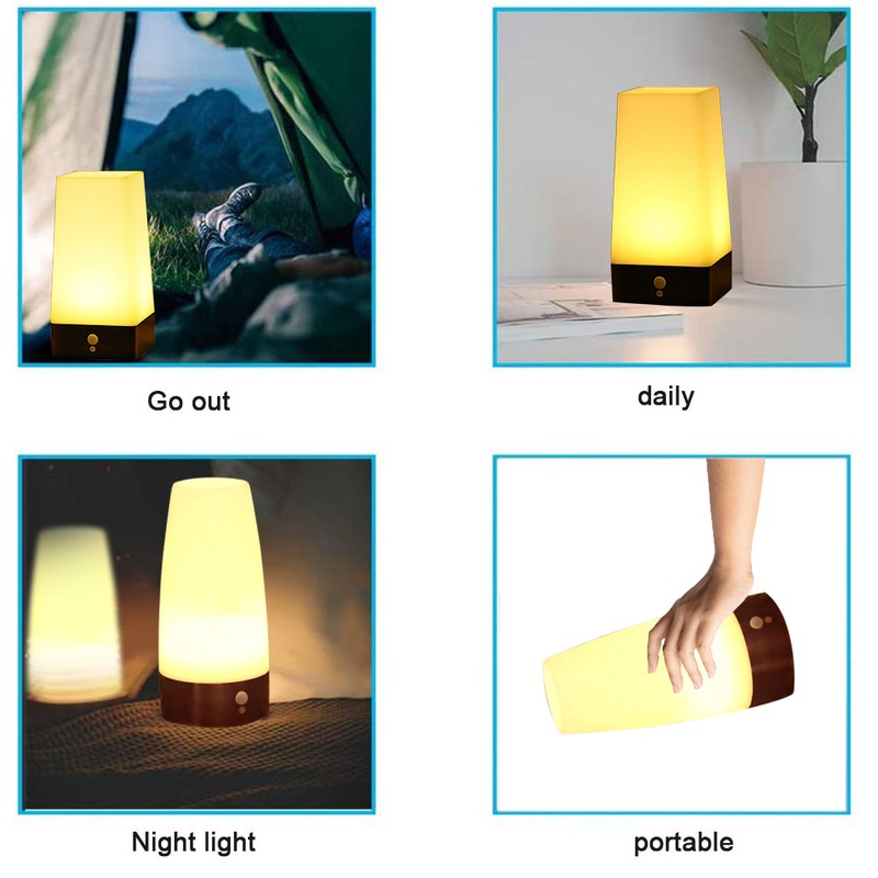 Smart Wireless Motion Sensor Night Light Battery Operated Lamp Bedside