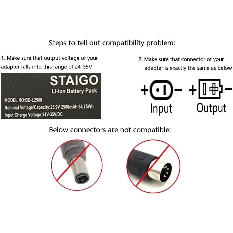 STAIGO Battery for Power Recliner-Power Supply Reclining Sofa-Lift Chair-Lazy-boy